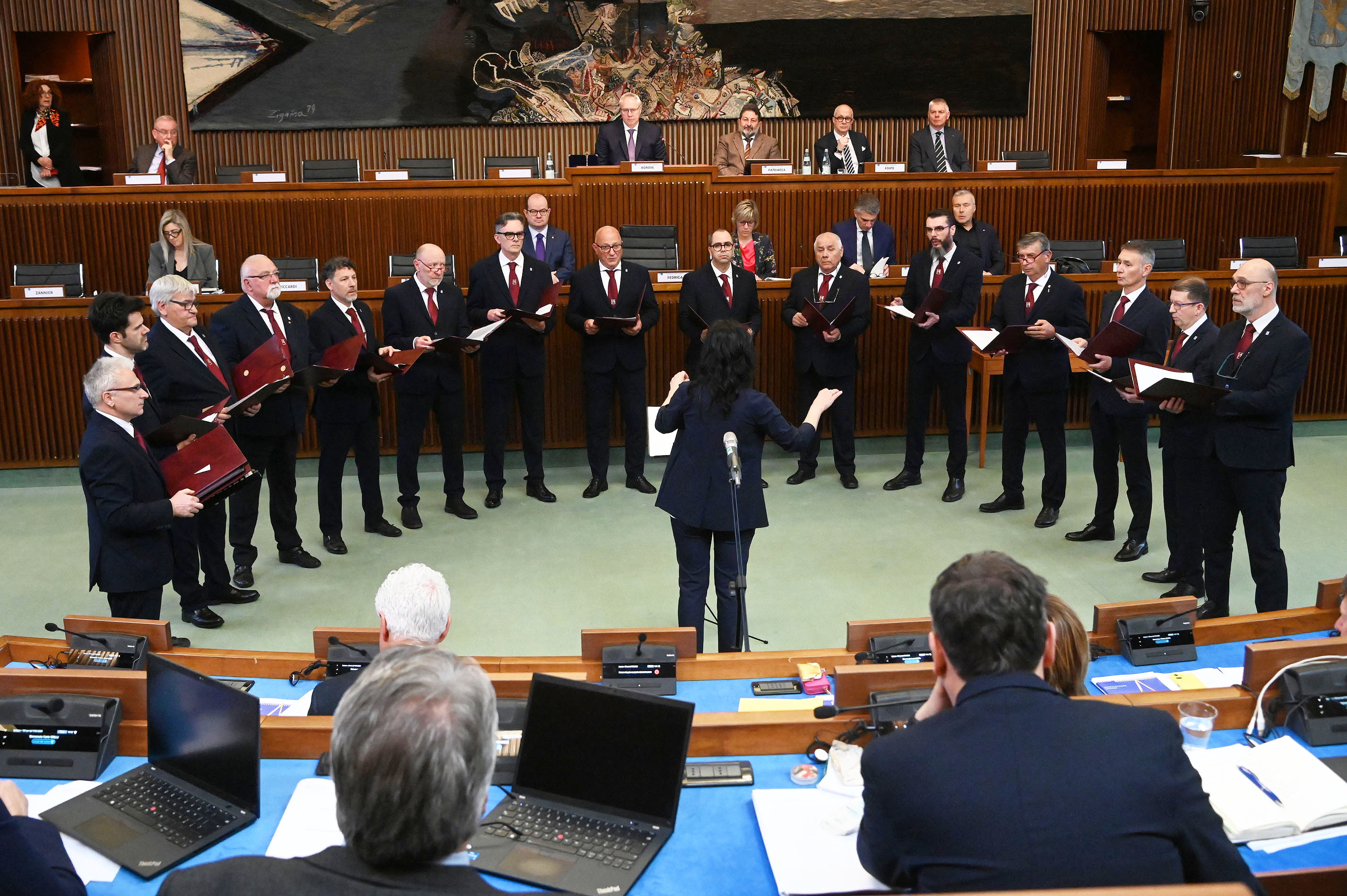 3 APRILE. FIESTE DE PATRIE, MONTEVERDI RUDA IN CR. BORDIN: AULA APERTA